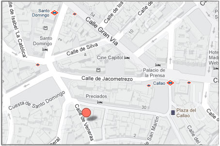 Mapa calle Veneras